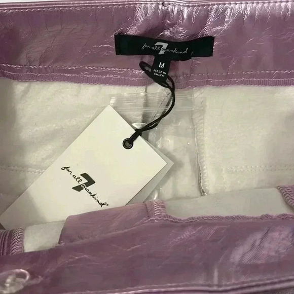 BNWT 7 for all mankind Women’s metallic pants size M - Picture 4 of 4